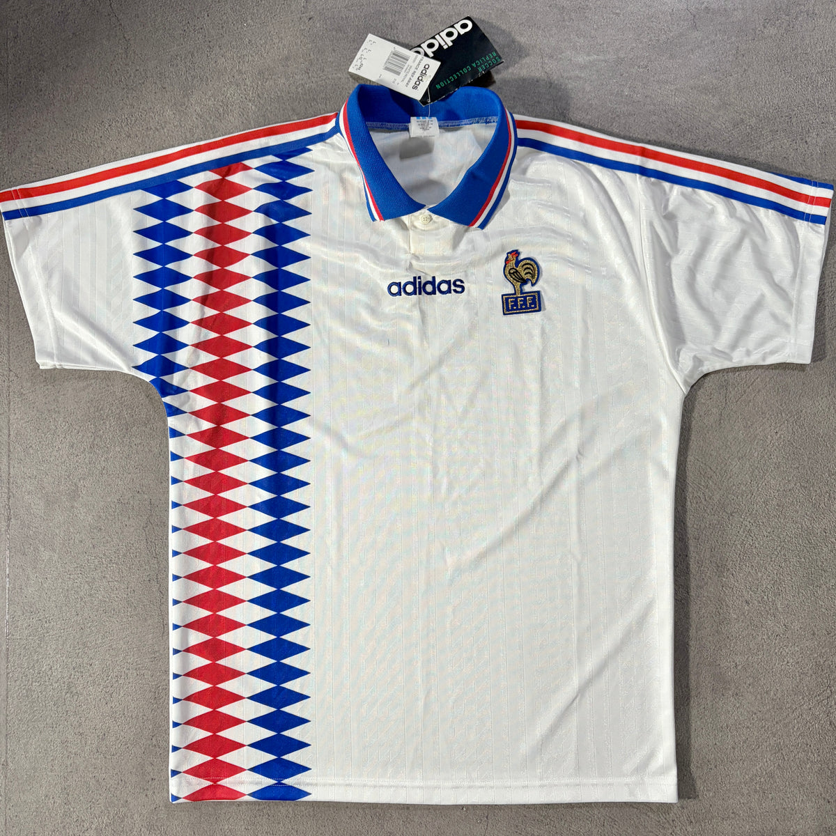 【BNWT正規品1994-1995 adidas France away shirt】