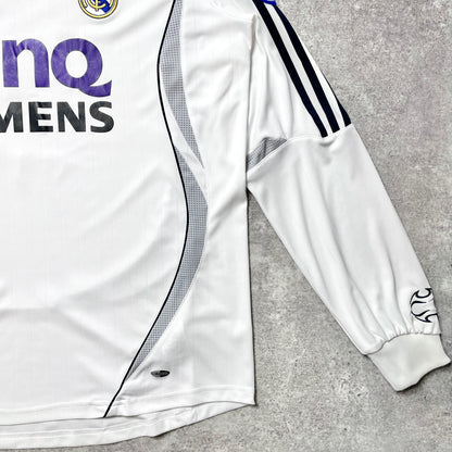 【正規品2006-2007 adidas Real Madrid home L/S RONALDO #9】