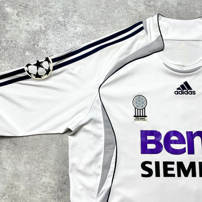 【正規品2006-2007 adidas Real Madrid home L/S RONALDO #9】
