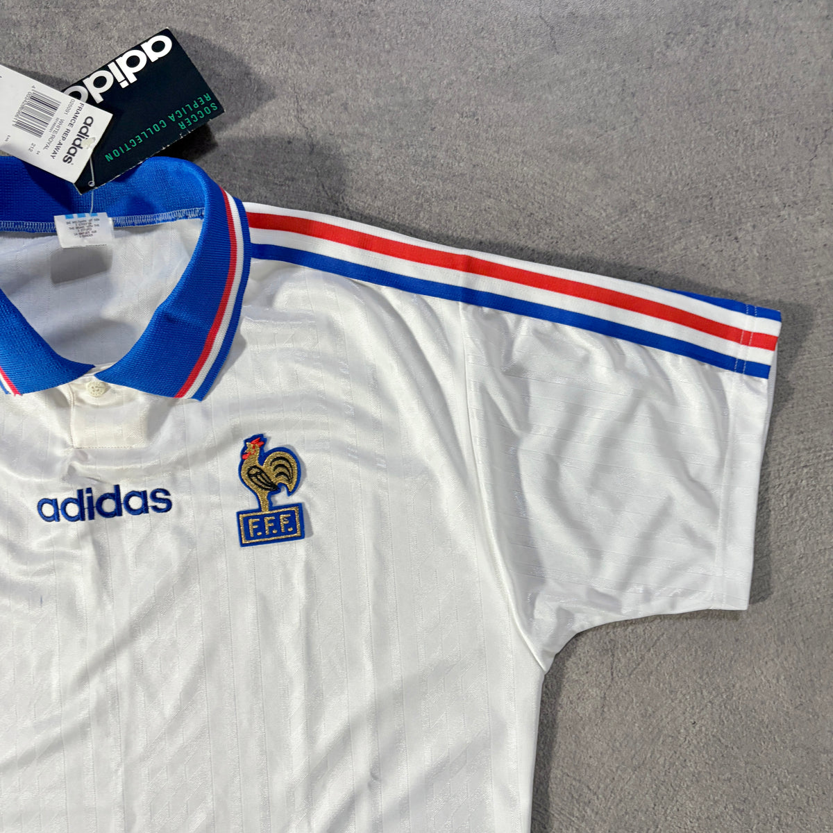 【BNWT正規品1994-1995 adidas France away shirt】