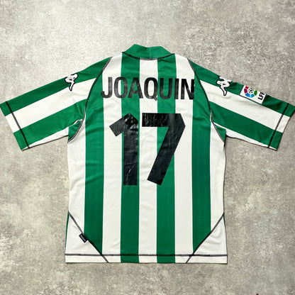 【正規品2003-2004 Kappa Real Betis home JOAQUIN #17】