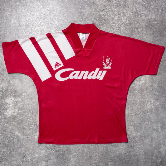 【正規品1991-1992 adidas Liverpool home shirt】
