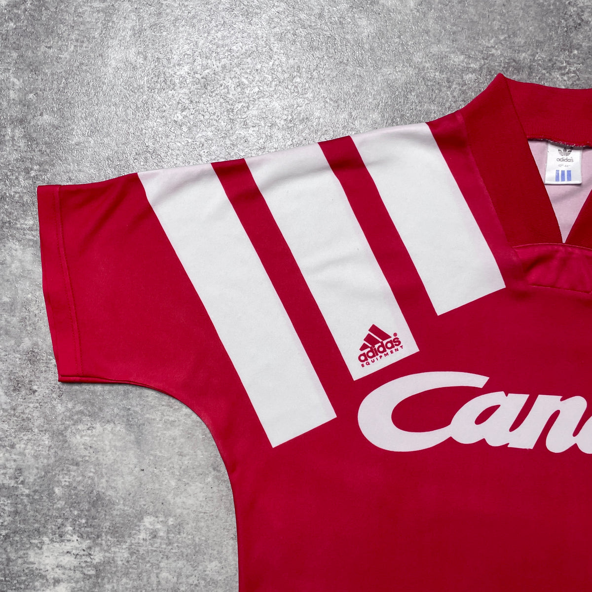 【正規品1991-1992 adidas Liverpool home shirt】
