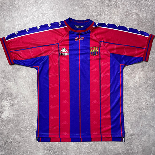 【正規品1997-1998 Kappa Barcelona home shirt】