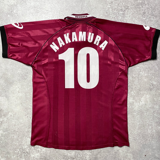 【正規品2002-2003 asics REGGINA home NAKAMURA #10】