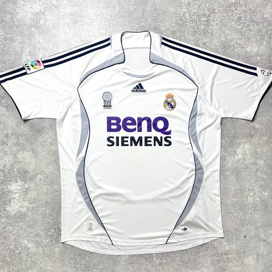 【正規品2006-2007 adidas Real Madrid home shirt】