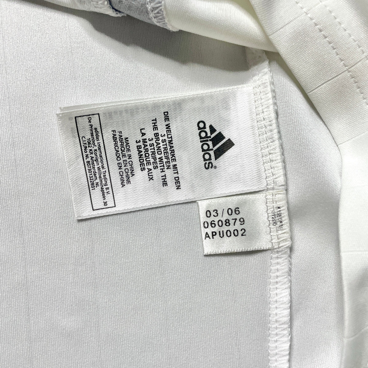 【正規品2006-2007 adidas Real Madrid home shirt】