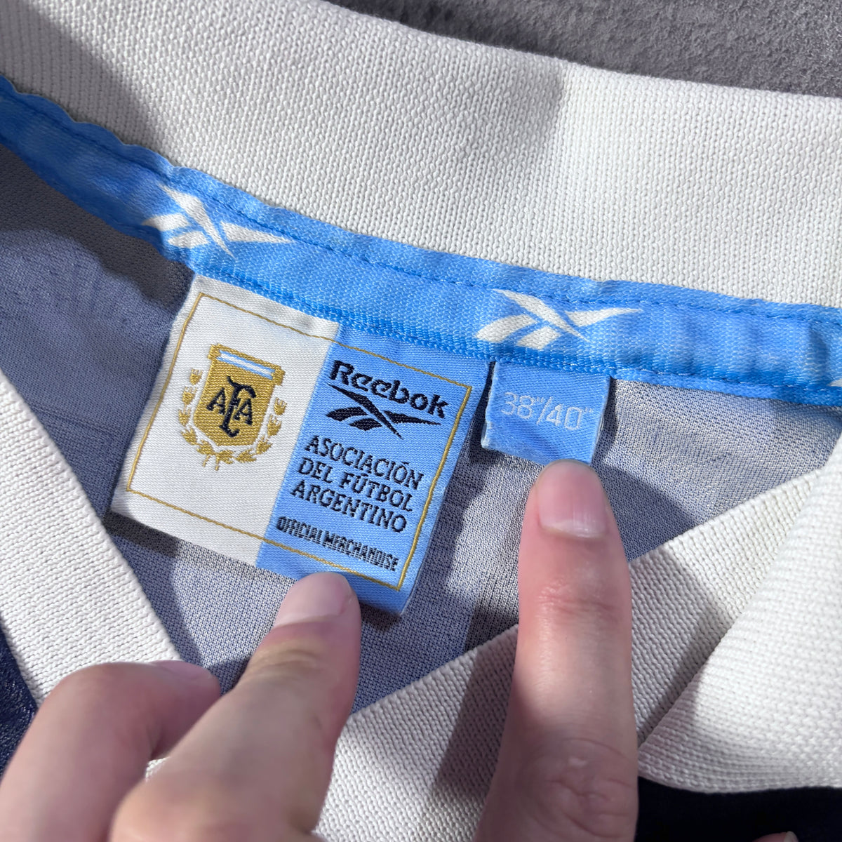 【正規品1999-2000 Reebok Argentina away shirt】
