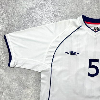 【正規品2001-2003 UMBRO England Home FERDINAND #5】