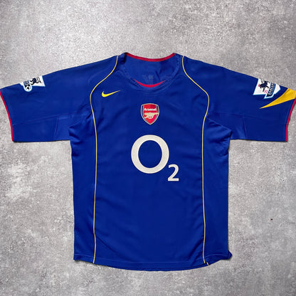 【正規品2004-2006 NIKE arsenal away BERGKAMP #10】