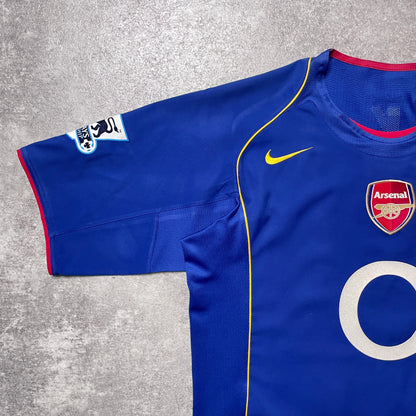 【正規品2004-2006 NIKE arsenal away BERGKAMP #10】