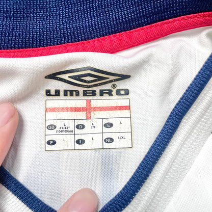 【正規品2001-2003 UMBRO England Home FERDINAND #5】