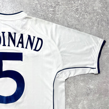【正規品2001-2003 UMBRO England Home FERDINAND #5】