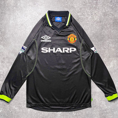 【正規品1998-1999 UMBRO Manchester United third L/S Beckham #7】