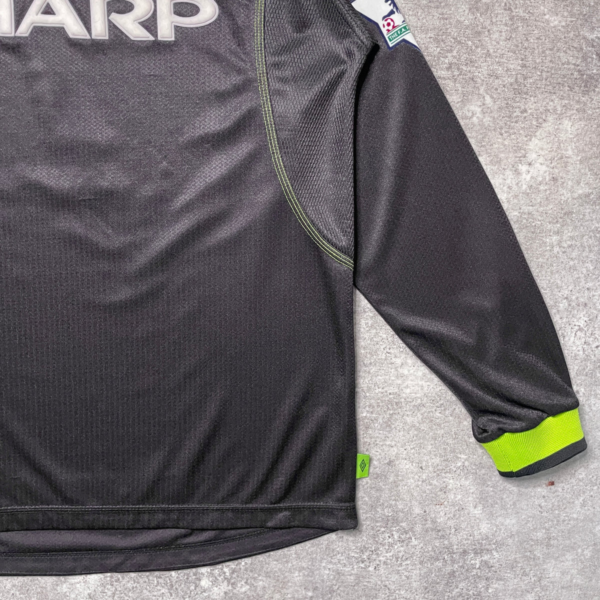 【正規品1998-1999 UMBRO Manchester United third L/S Beckham #7】