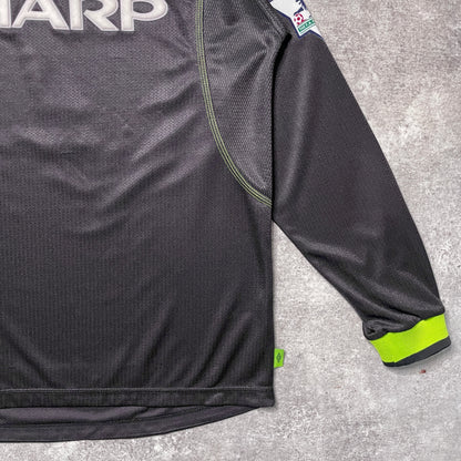 【正規品1998-1999 UMBRO Manchester United third L/S Beckham #7】