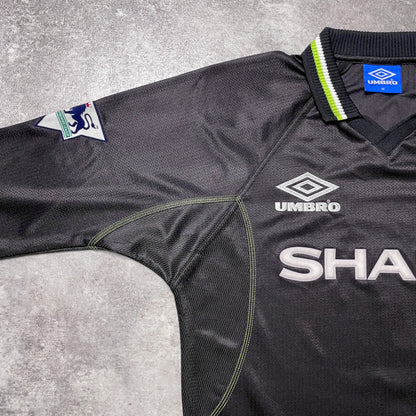 【正規品1998-1999 UMBRO Manchester United third L/S Beckham #7】