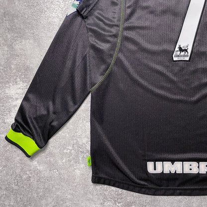 【正規品1998-1999 UMBRO Manchester United third L/S Beckham #7】