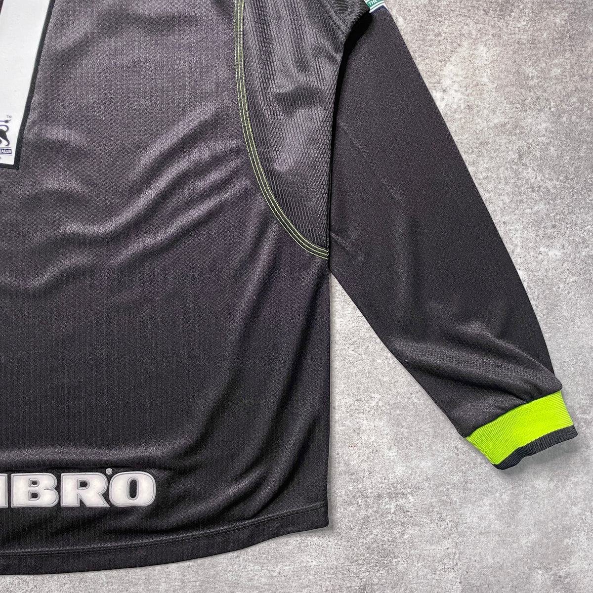 【正規品1998-1999 UMBRO Manchester United third L/S Beckham #7】