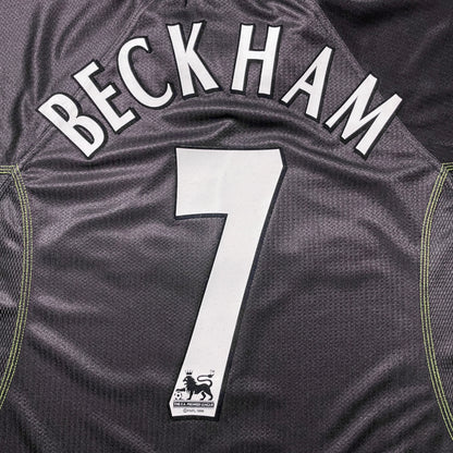 【正規品1998-1999 UMBRO Manchester United third L/S Beckham #7】