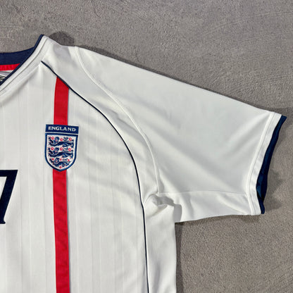 【正規品2001-2003 UMBRO England home Beckham #7】