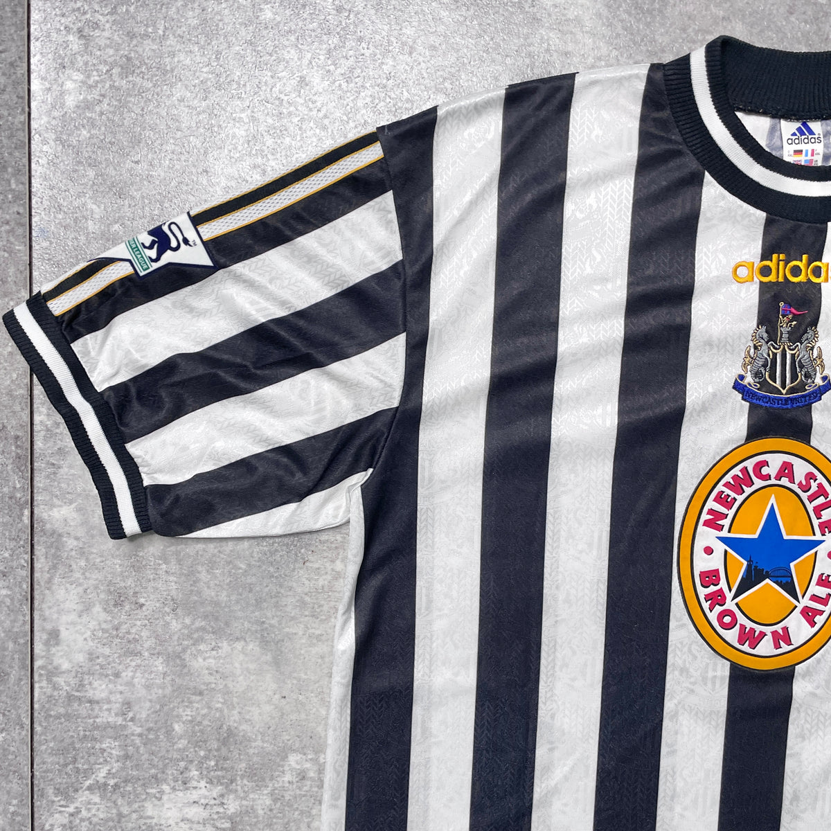 【正規品1997-1999 adidas Newcastle United home SHEARER #9】