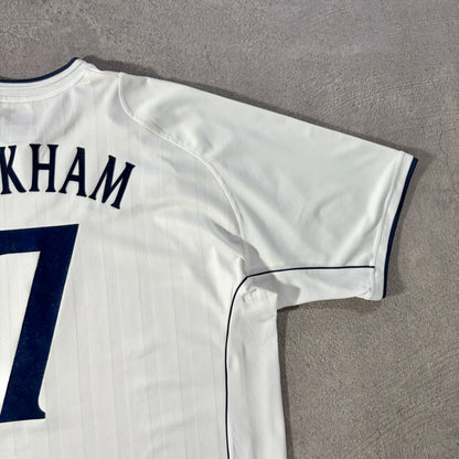 【正規品2001-2003 UMBRO England home Beckham #7】