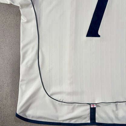 【正規品2001-2003 UMBRO England home Beckham #7】