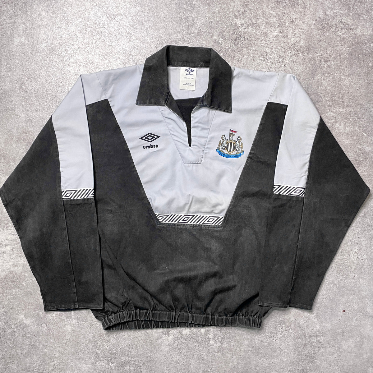 【正規品1990-1992 UMBRO Newcastle Drill top】