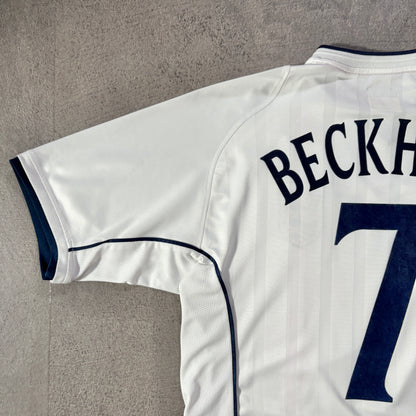 【正規品2001-2003 UMBRO England home Beckham #7】