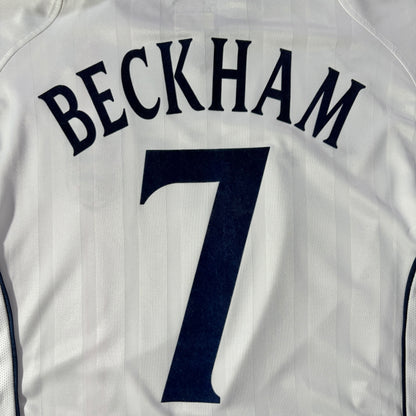 【正規品2001-2003 UMBRO England home Beckham #7】