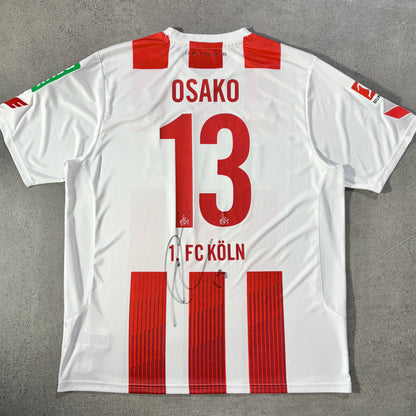 【正規選手支給実使用品2017-2018 erima Köln home OSAKO #13】