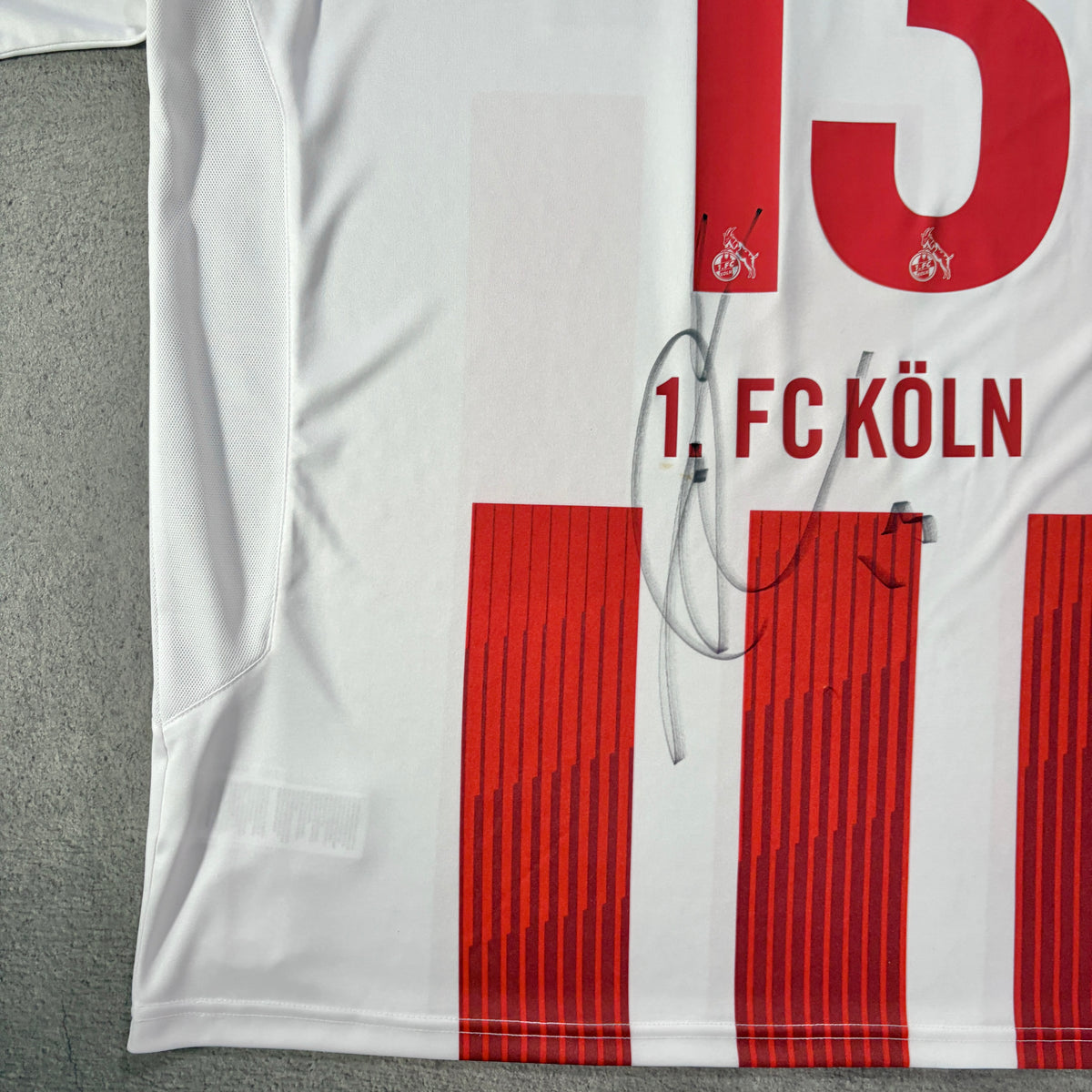 【正規選手支給実使用品2017-2018 erima Köln home OSAKO #13】
