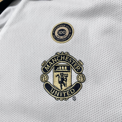 【正規品2001-2002 UMBRO Manchester United UCL away/third L/S Beckham #7】