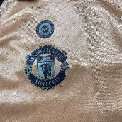 【正規品2001-2002 UMBRO Manchester United UCL away/third L/S Beckham #7】