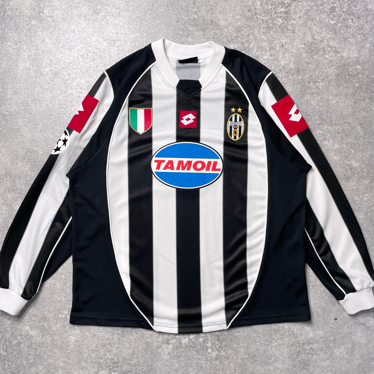 【正規選手支給品2002-2003 Lotto Juventus UCL home DEL PIERO #10】
