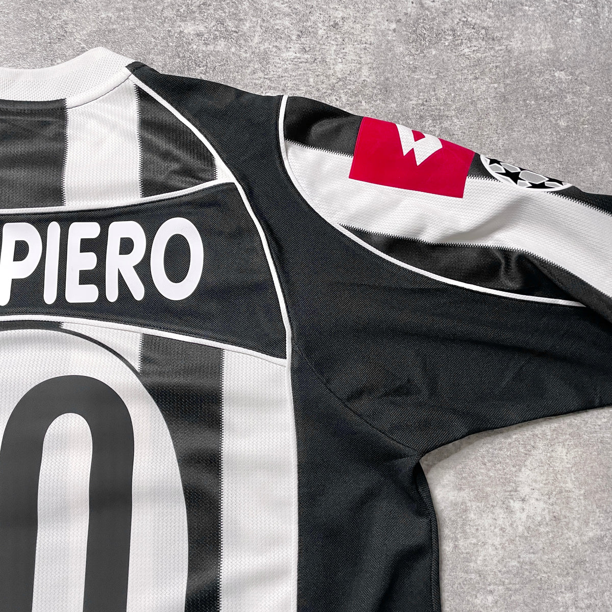 【正規選手支給品2002-2003 Lotto Juventus UCL home DEL PIERO #10】