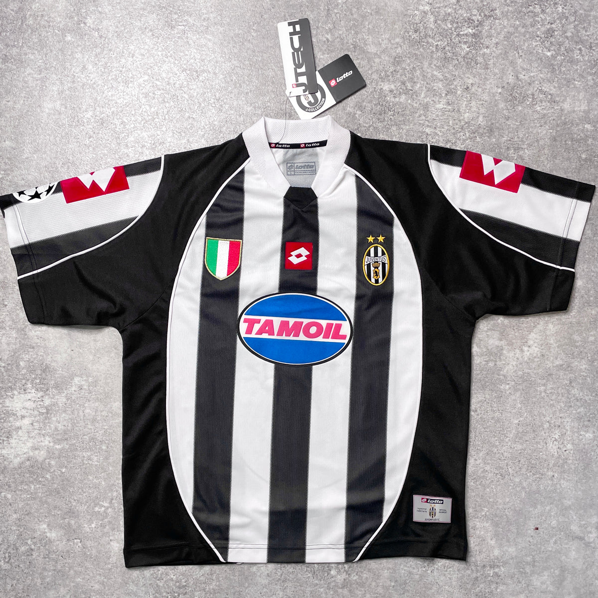 【BNWT正規品2002-2003 Lotto Juventus UCL home DEL PIERO #10】