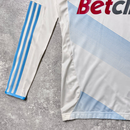 【正規選手支給品2011-2012 adidas Marseille home L/S shirt】