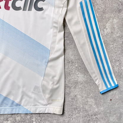 【正規選手支給品2011-2012 adidas Marseille home L/S shirt】