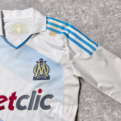 【正規選手支給品2011-2012 adidas Marseille home L/S shirt】