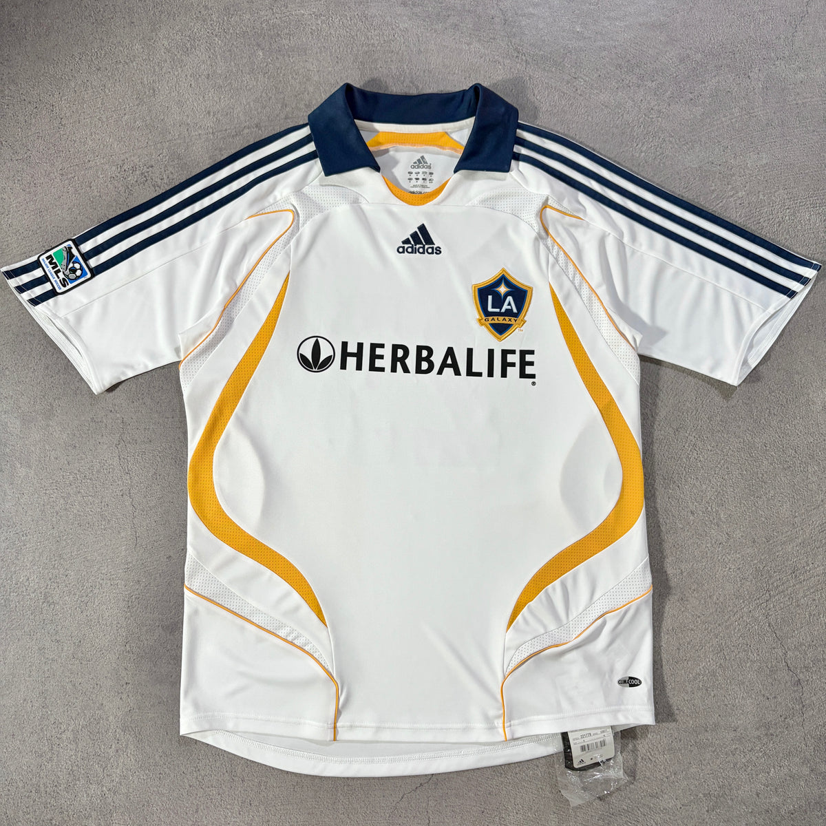 【BNWT正規品2007-2008 adidas LA GALAXY home Beckham #23】