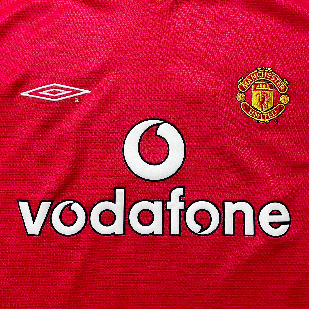 【正規品2000-2001 Umbro Manchester united home Beckham #7】