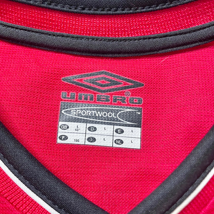 【正規品2000-2001 Umbro Manchester united home Beckham #7】