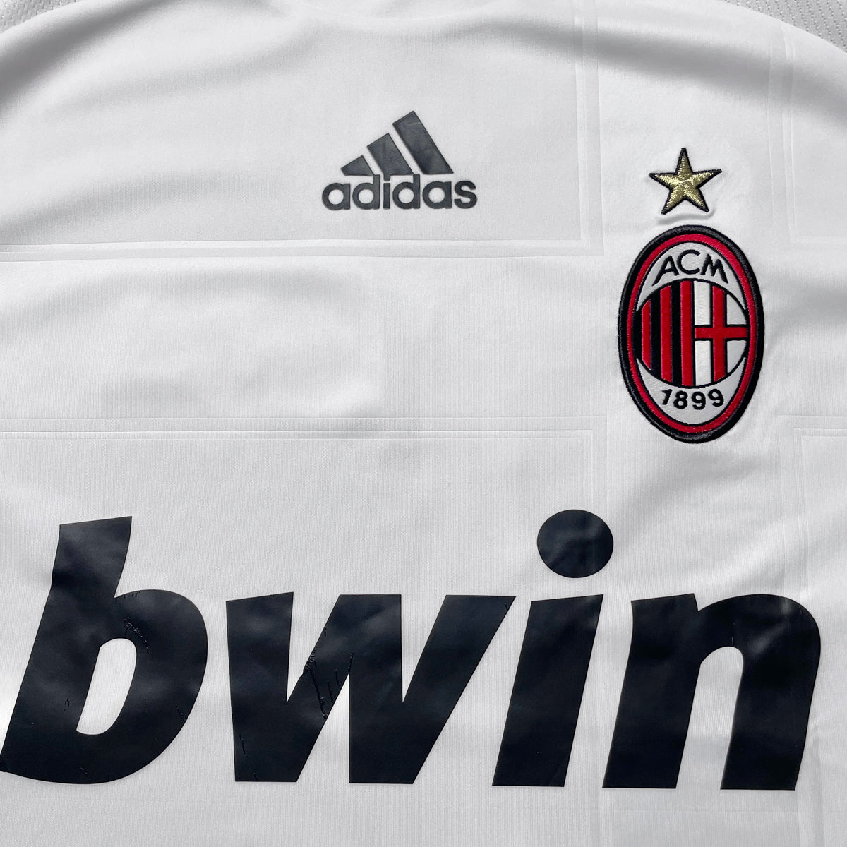【BNWT正規選手支給品2008-2009 adidas AC Milan away L/S Beckham #32】
