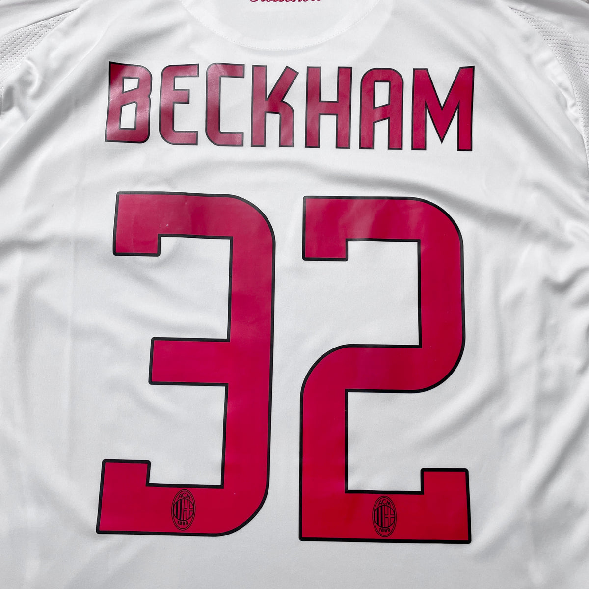 【BNWT正規選手支給品2008-2009 adidas AC Milan away L/S Beckham #32】