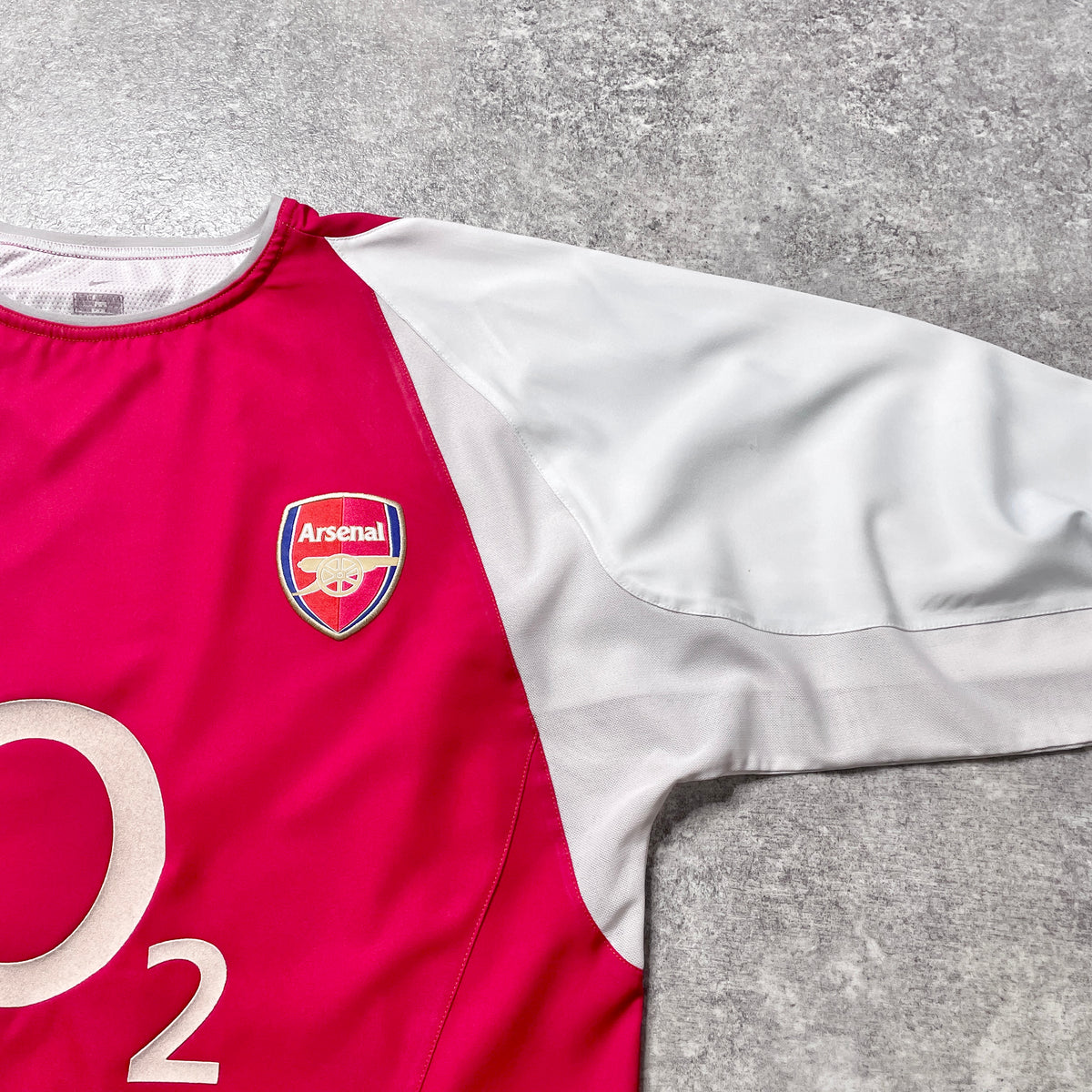 【正規選手支給2002-2004 NIKE Arsenal home L/S BERGKAMP #10】
