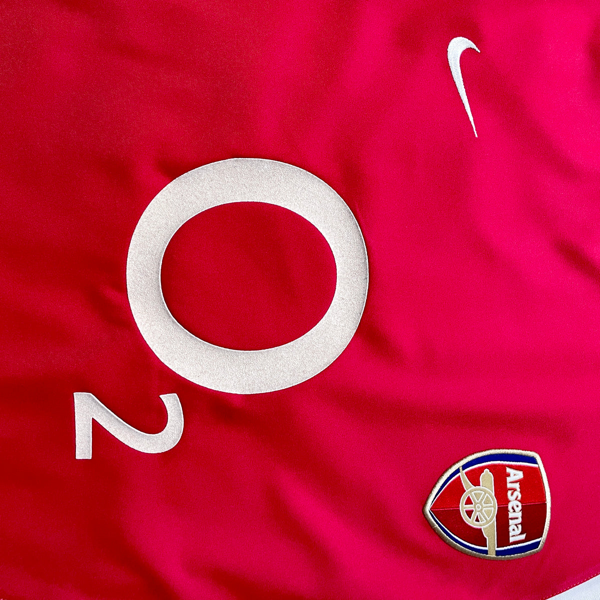 【正規選手支給2002-2004 NIKE Arsenal home L/S BERGKAMP #10】