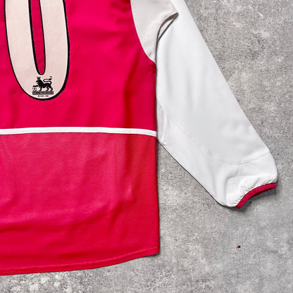 【正規選手支給2002-2004 NIKE Arsenal home L/S BERGKAMP #10】