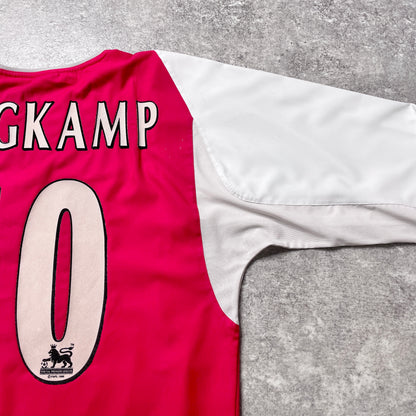 【正規選手支給2002-2004 NIKE Arsenal home L/S BERGKAMP #10】